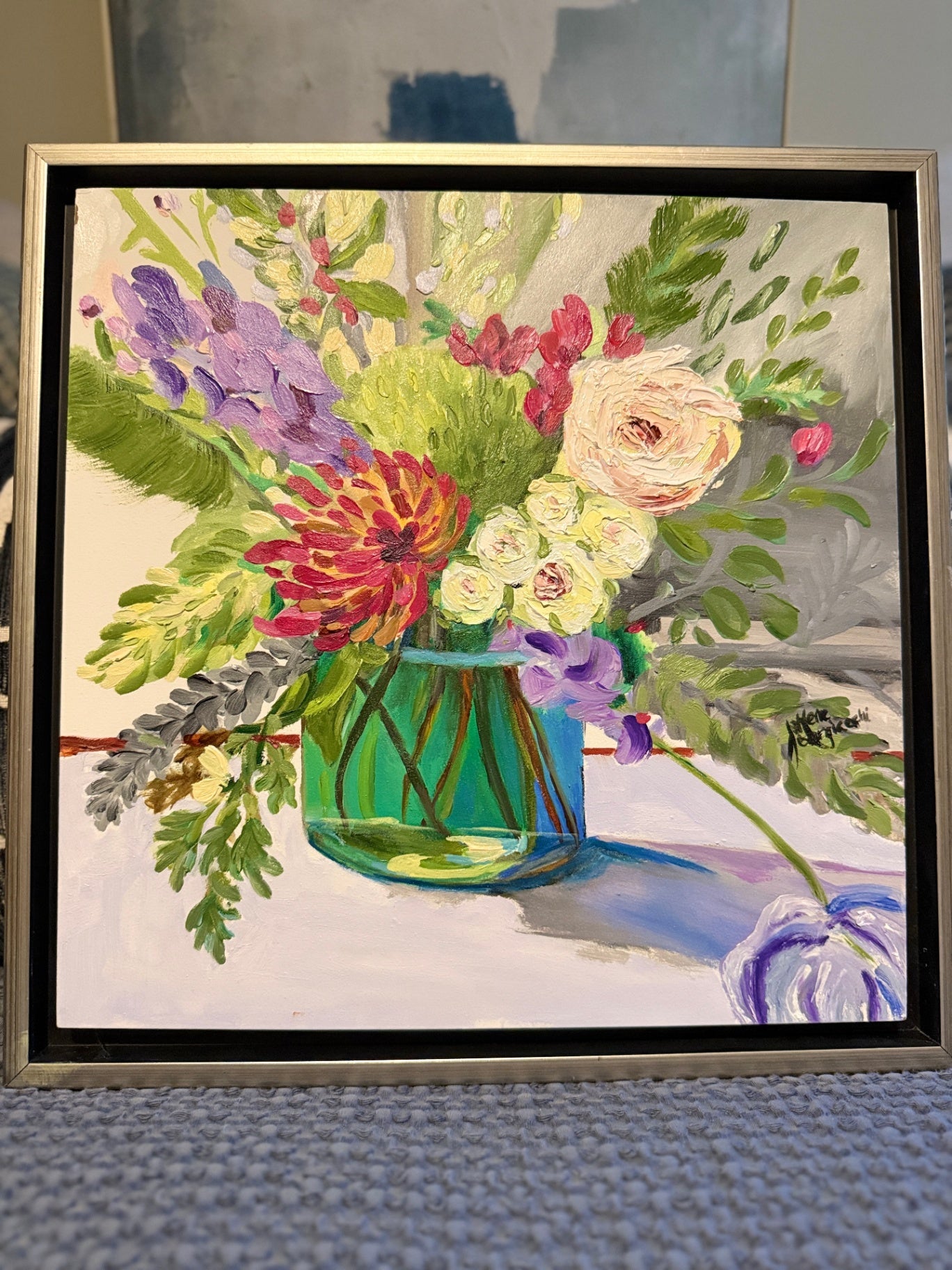Your World by JoRene Bargiacchi, 13 1/2 x 13 1/2