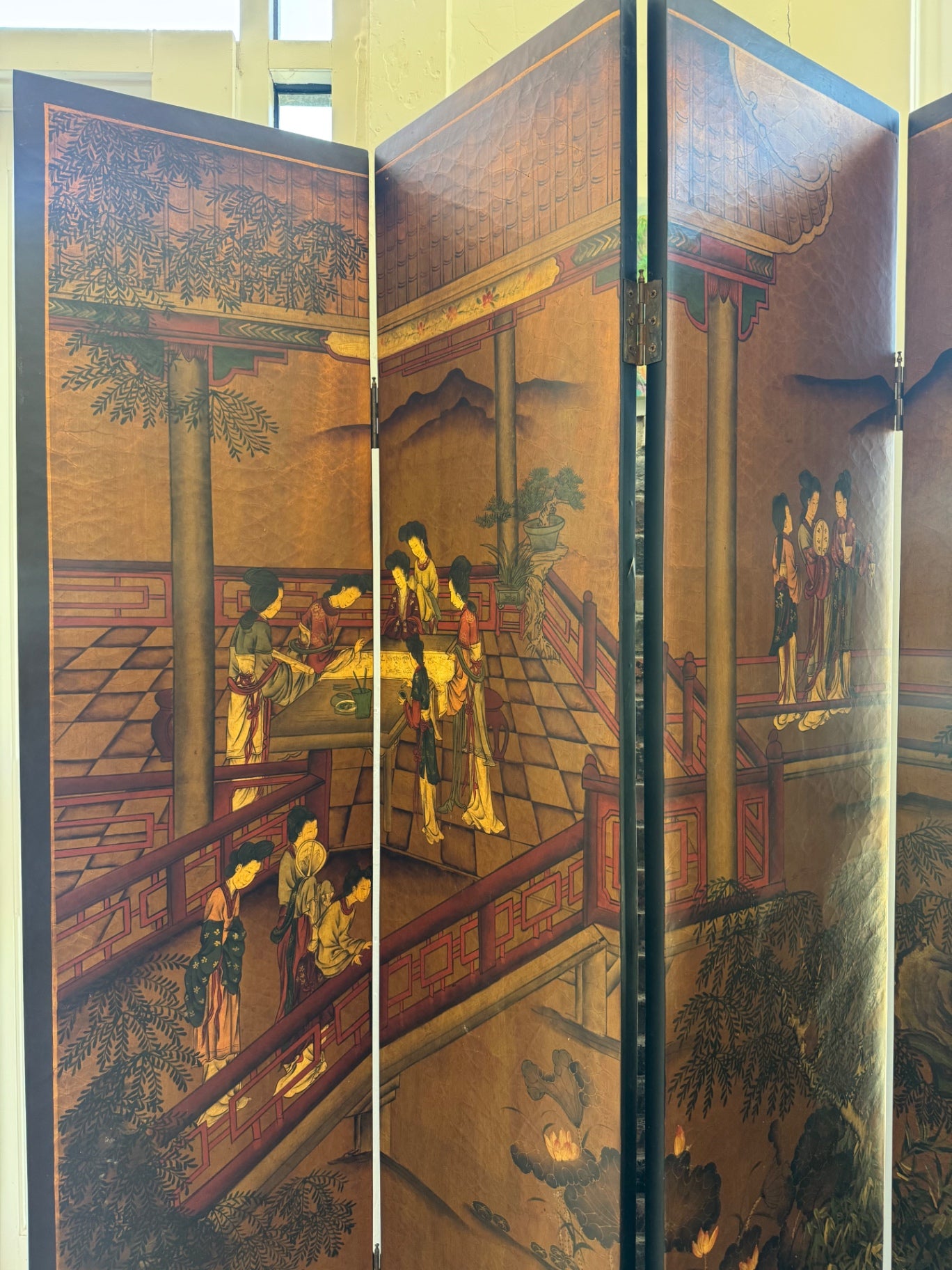 Vintage screen, double sided
