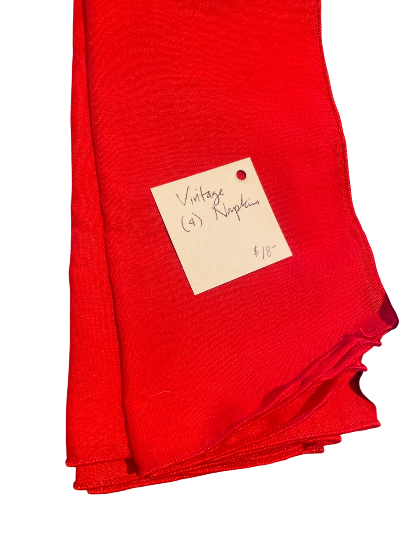 Vintage Red napkin