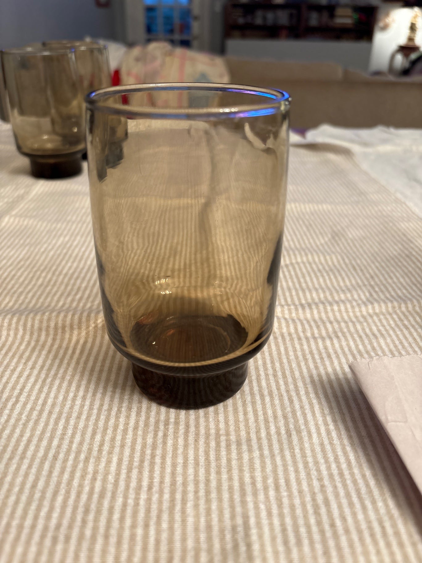 Glassware Brown/tinted set of 4
