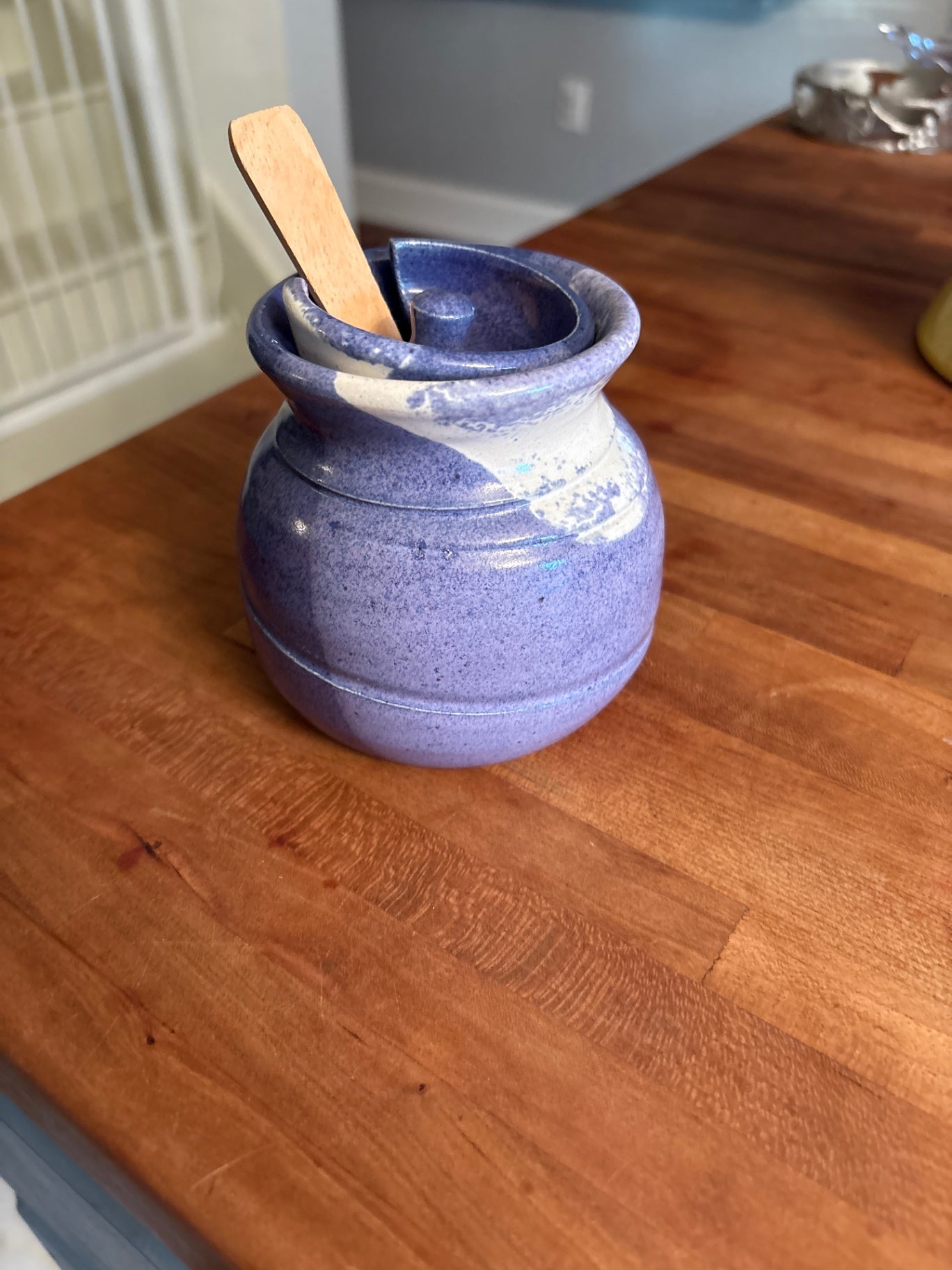 Blue and White Ceramic Vase