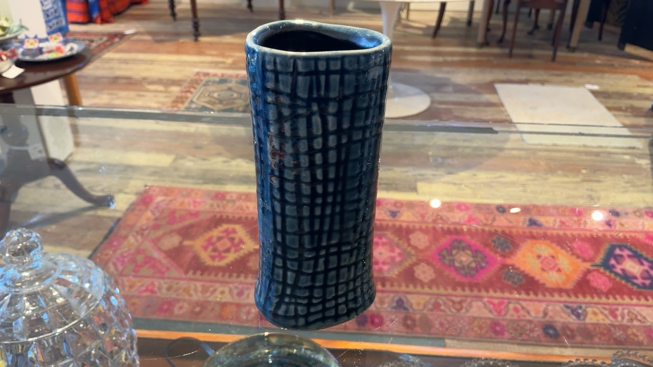 Ceramic Vase Dark Blue