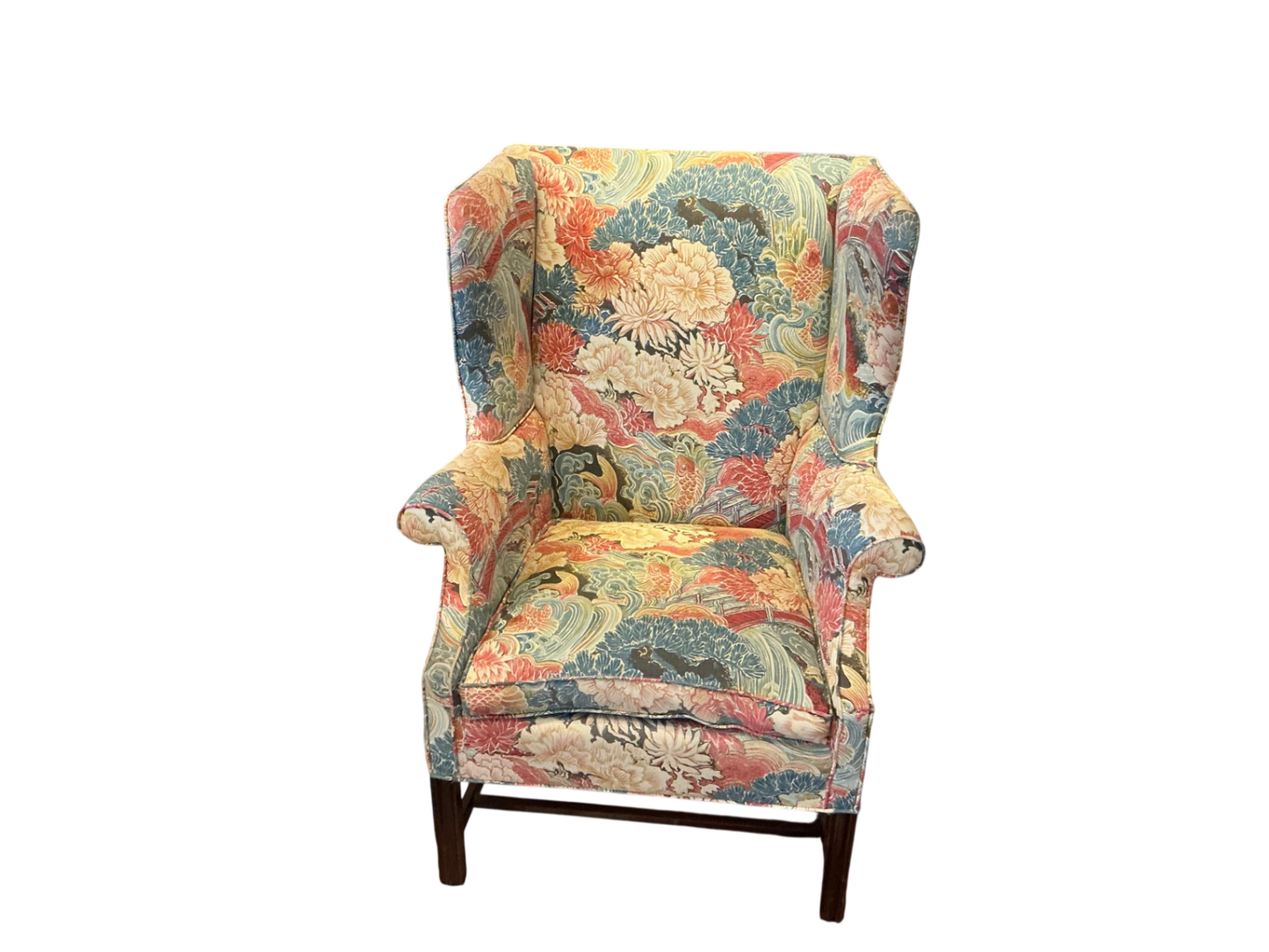 Floral Wingback Chair 31” x 31” x 42”