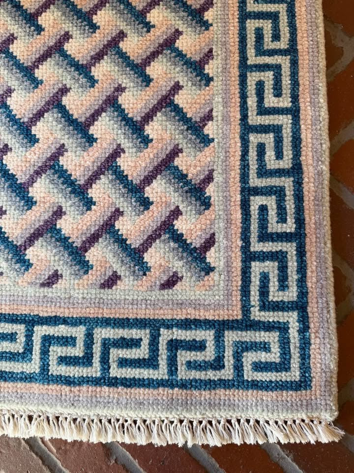 New Oushak Rug, 2' x 3'