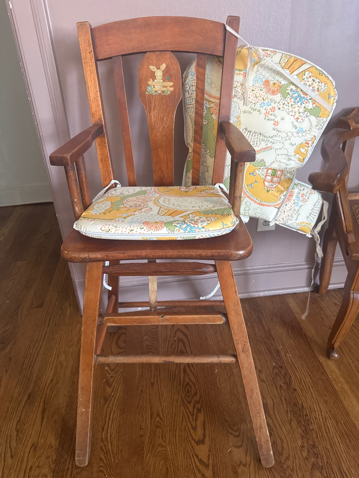 Vintage Maple Highchair