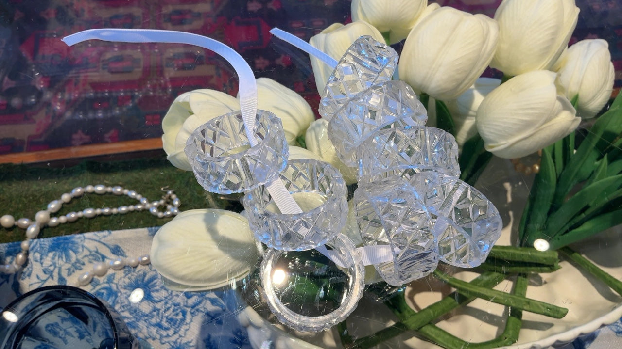 Clear Napkin Rings