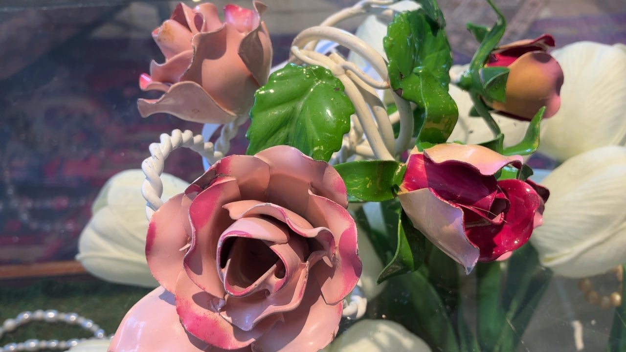 Pink Rose Napkin Holders (6)