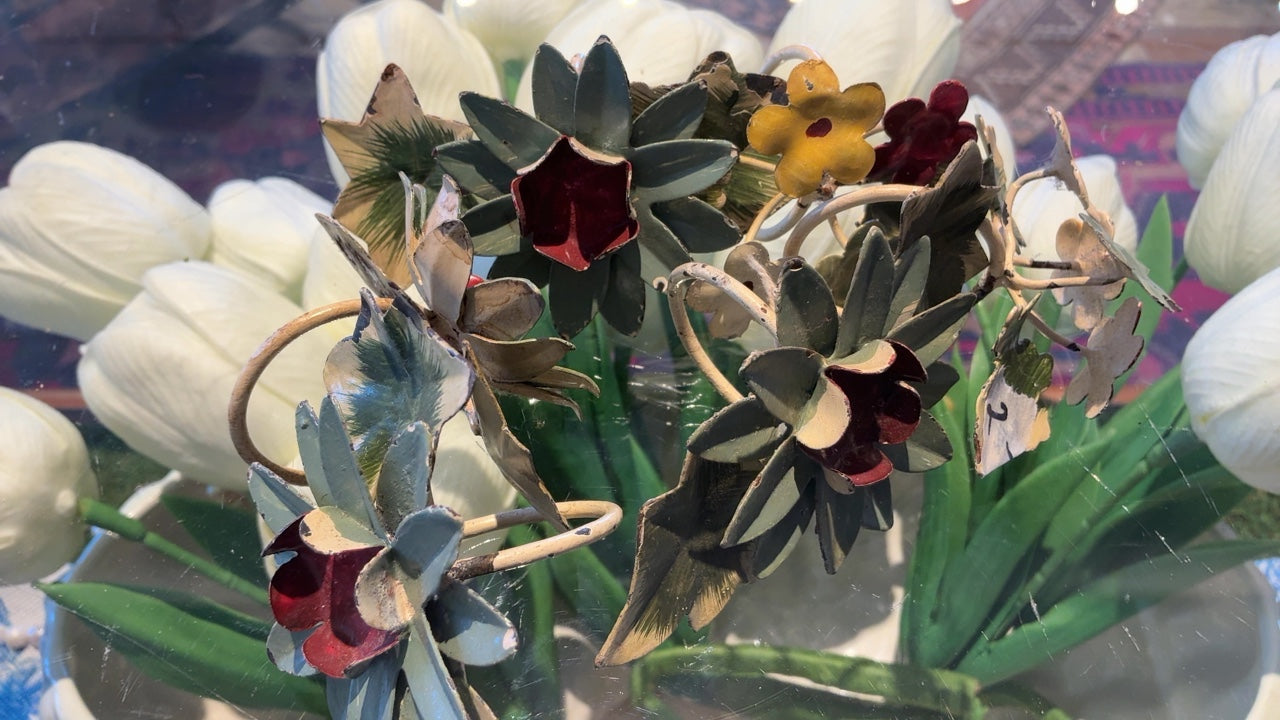 Floral Napkin Rings (6)