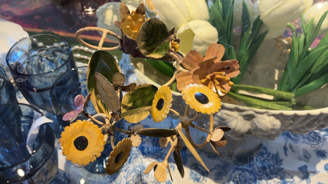 Floral Napkin Rings (4)