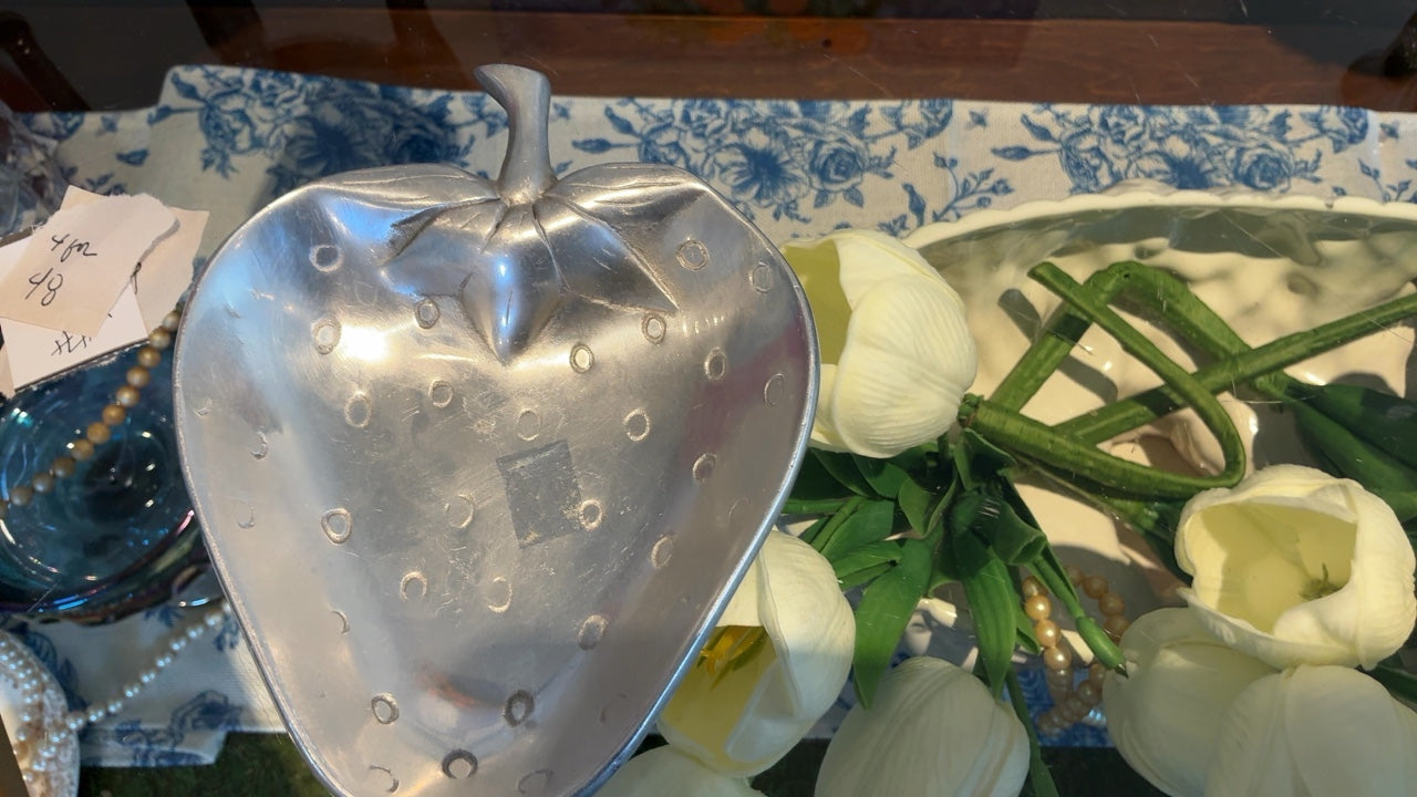 Strawberry trinket dish