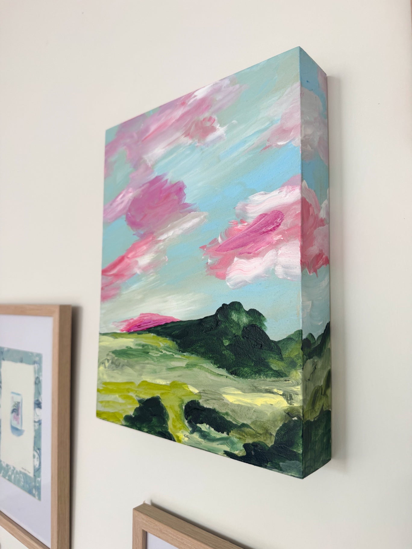 “Pink Sky Promise” by Dorothy Collier, 9x12”
