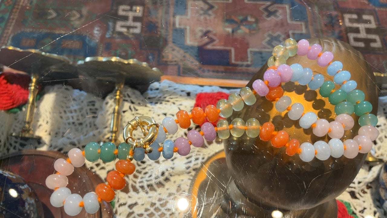 Rainbow Stone Necklace