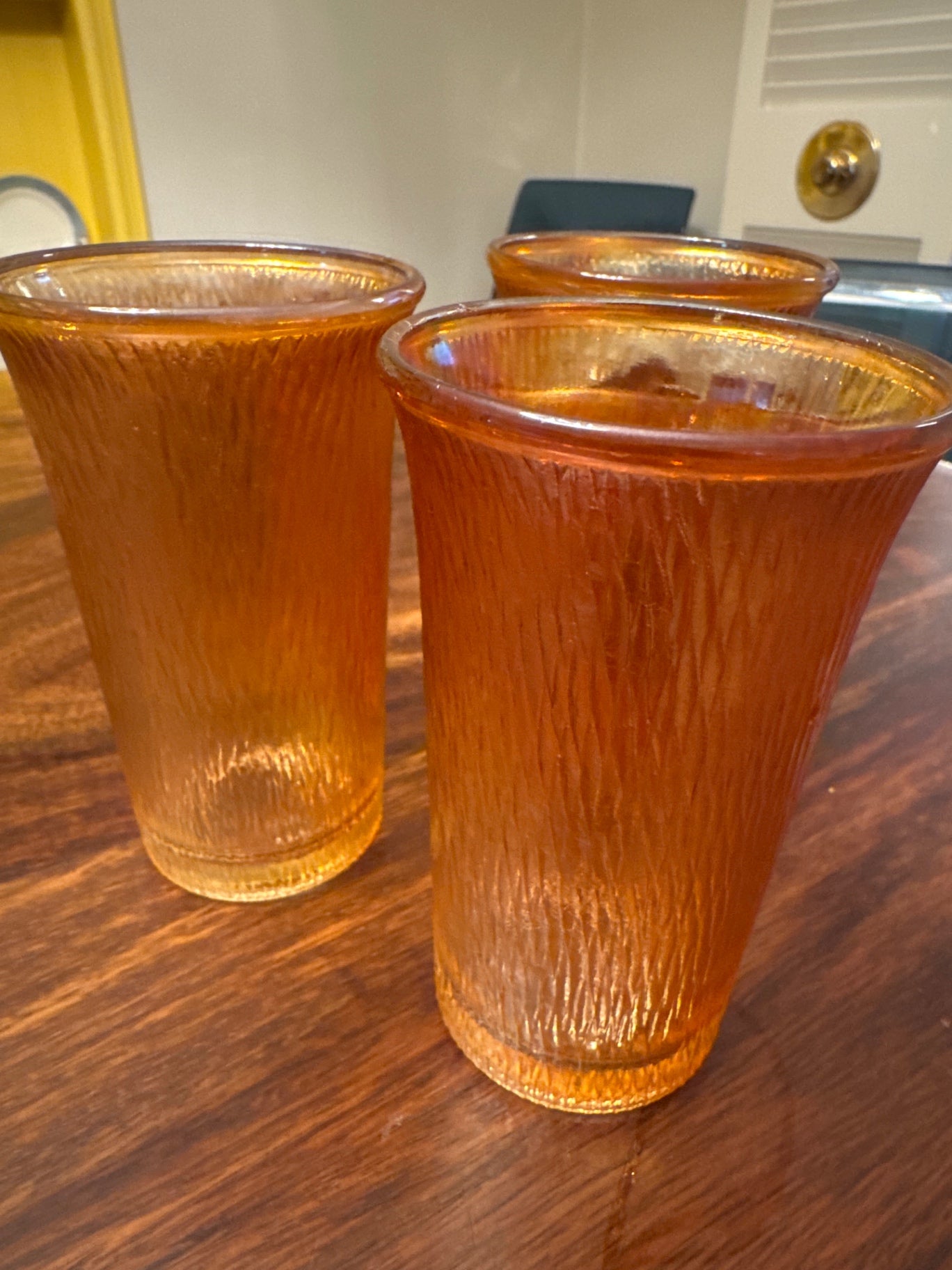 Marigold Carnival Juice Glasses (set of 3)