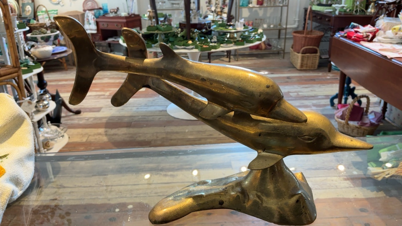 Brass Double Dolphin