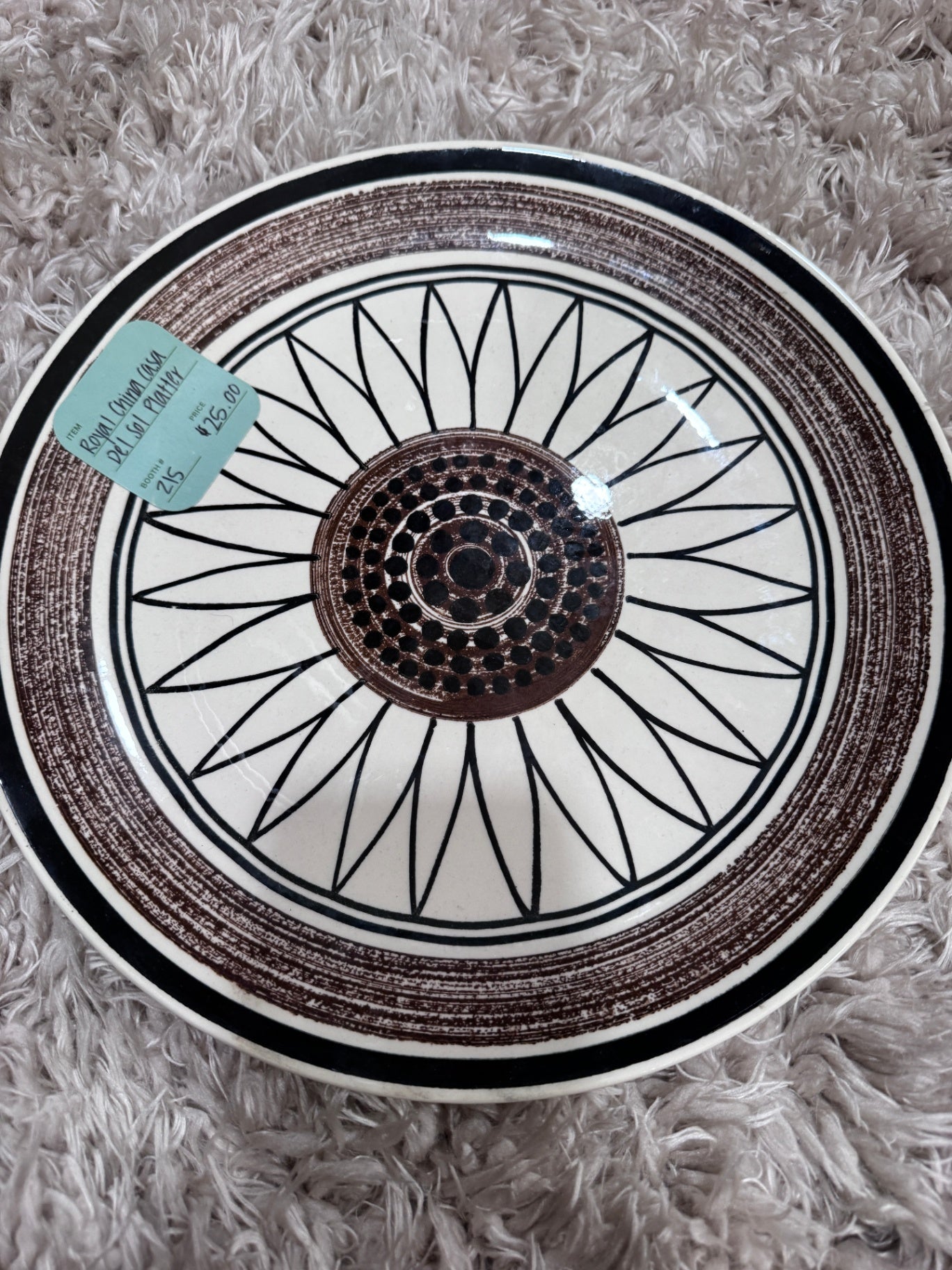Vintage Royal China Casa Del Sol Platter