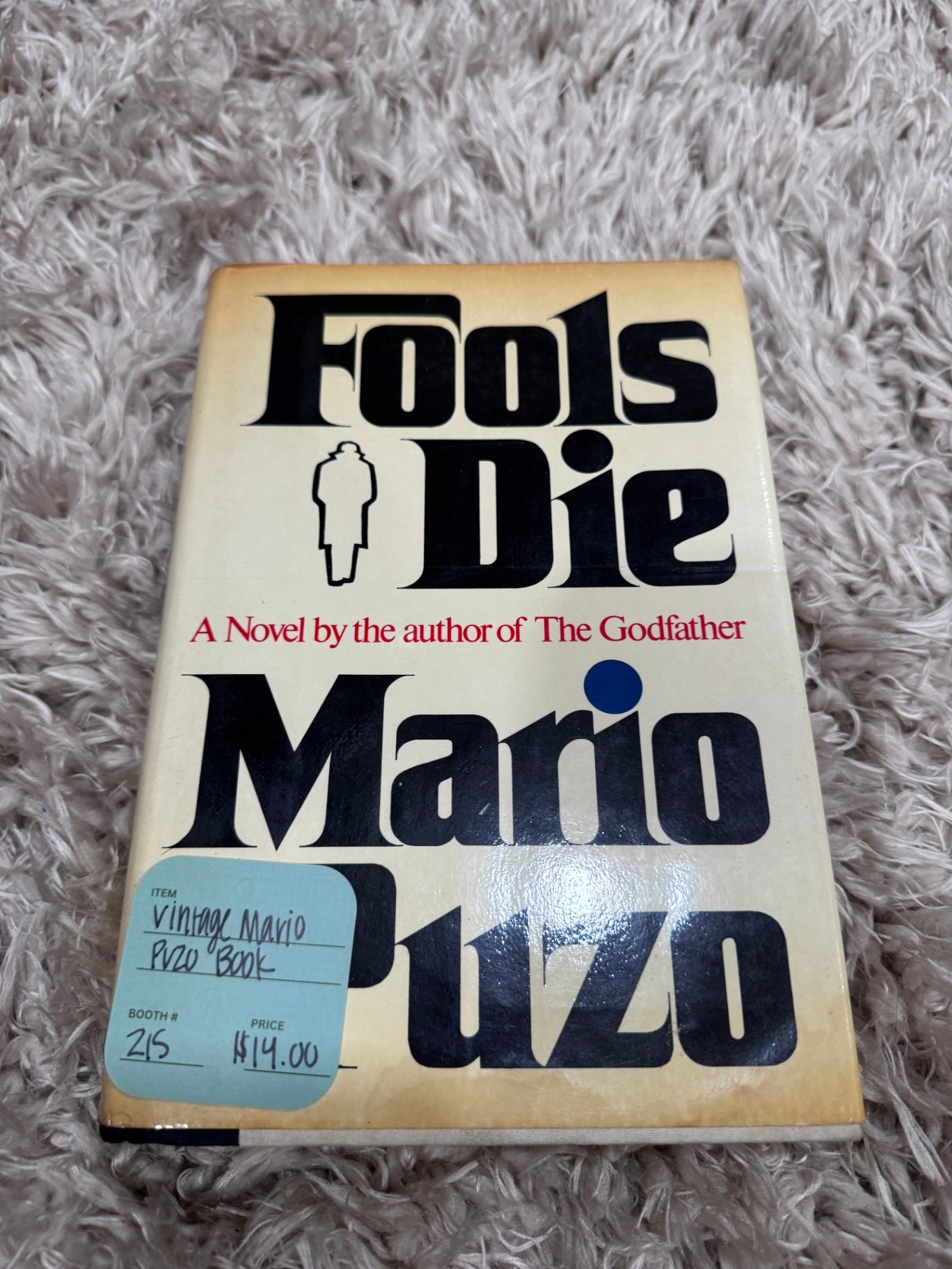 Vintage Mario Puzo "Fools Die" Book