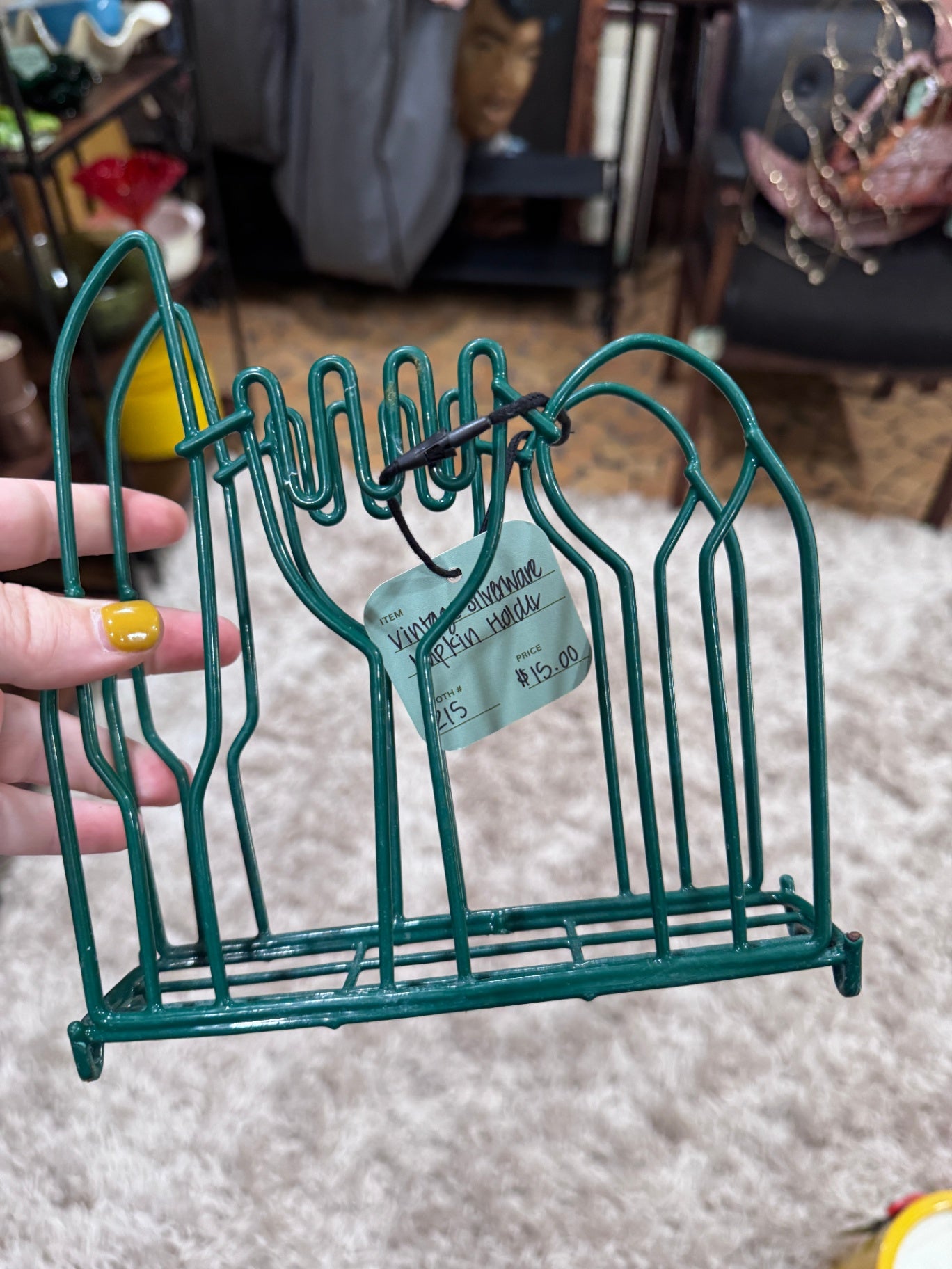 Vintage Silverware Napkin Holder