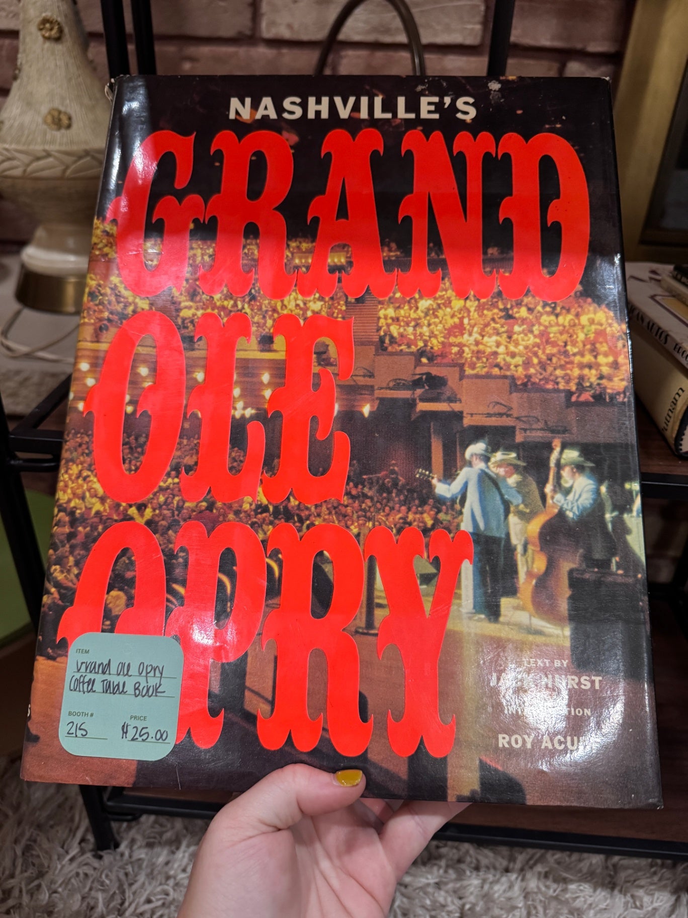 Vintage Grand Ole Opry Coffee Table Book