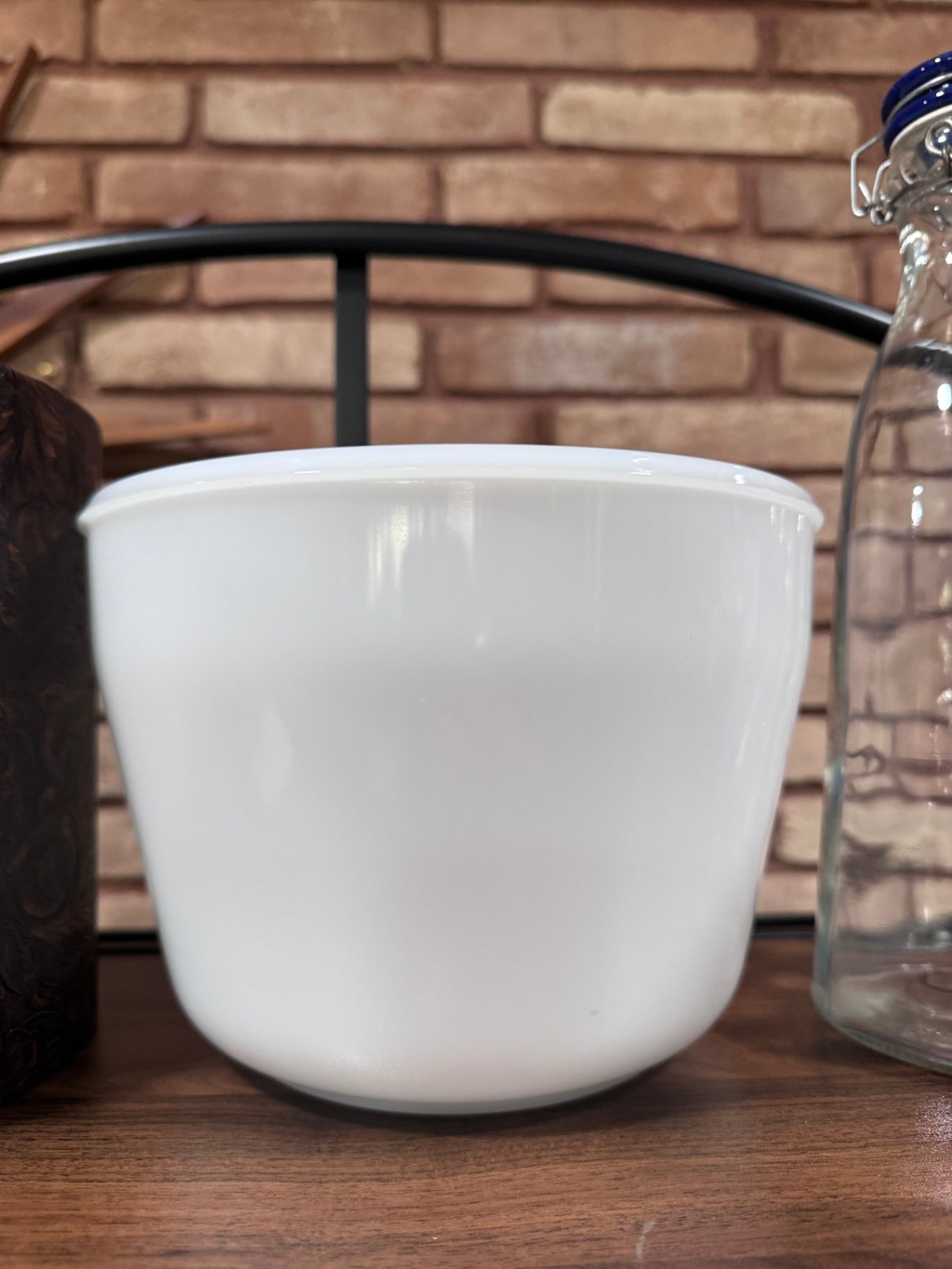 Vintage Ronson Milk Glass Bowl - Large