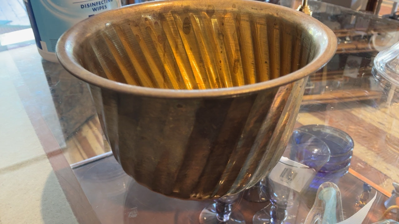 Vintage Brass Planter