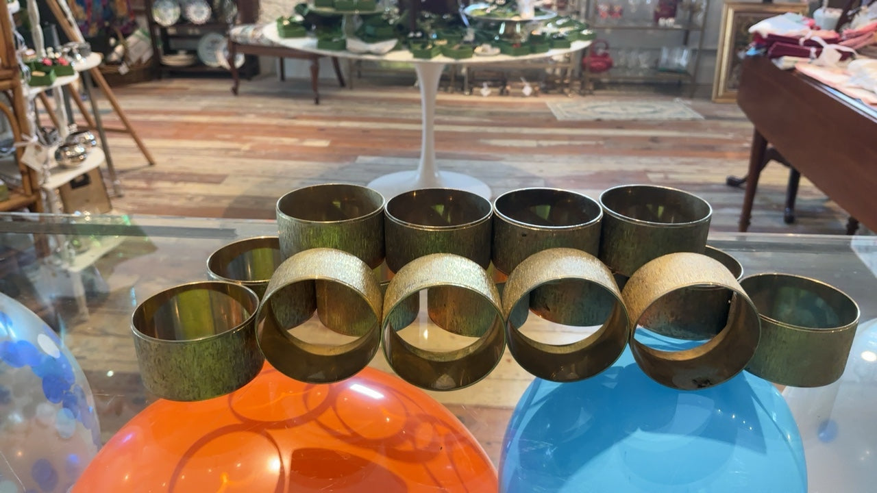 Brass Napkin Rings (15)