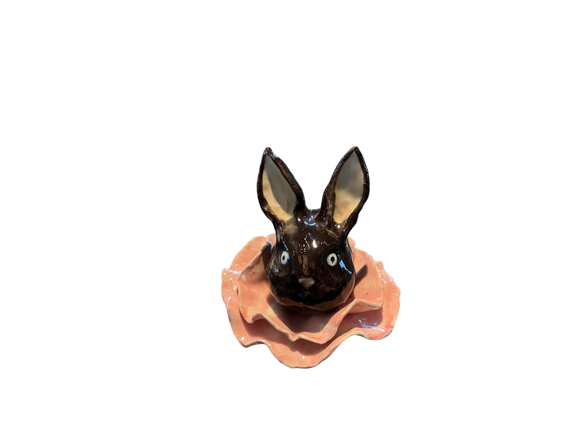 Black Rabbit Finial
