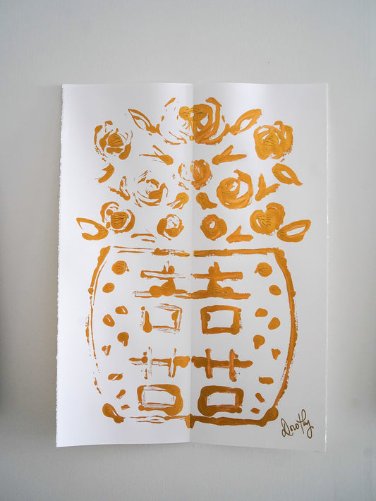 Rorschach Painting on White II