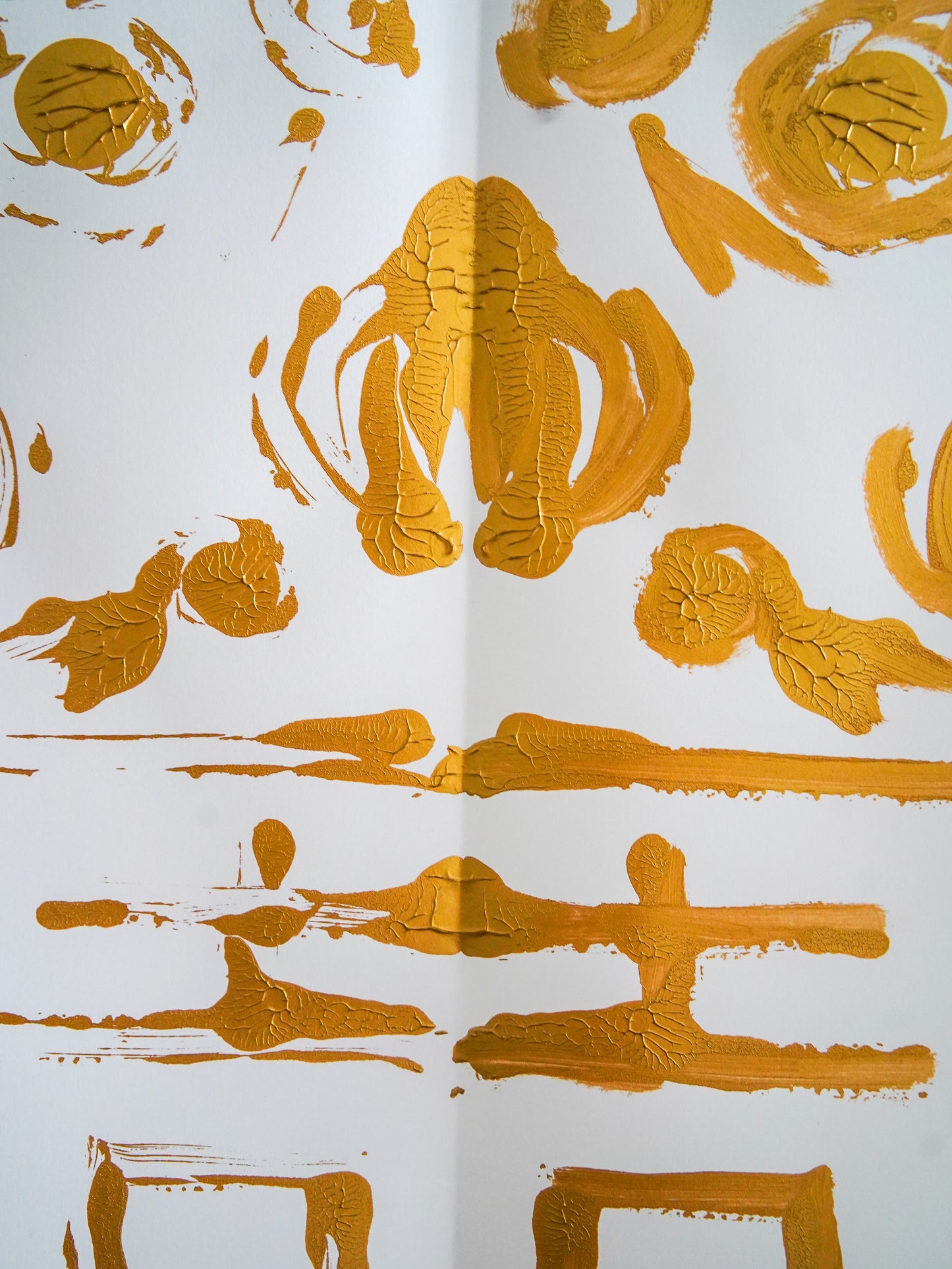 Rorschach Painting on White III