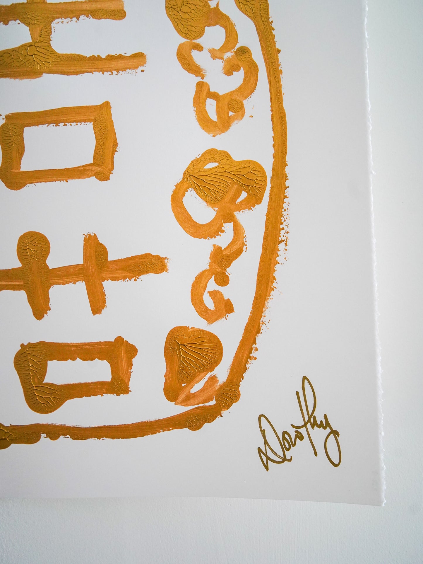 Rorschach Painting on White III