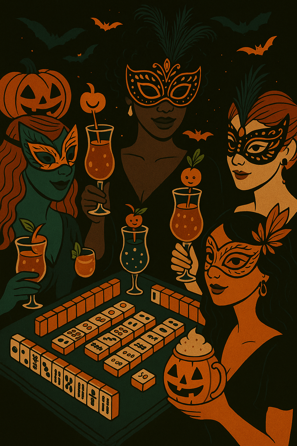 Tuesday, September 30th - Mahj Masquarade with Mahjong Merriment