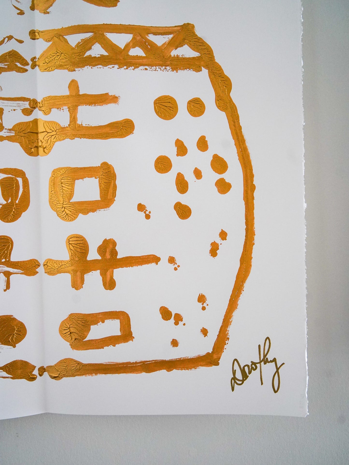 Rorschach Painting on White I