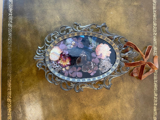 Small Flowers and Butterfly Frame