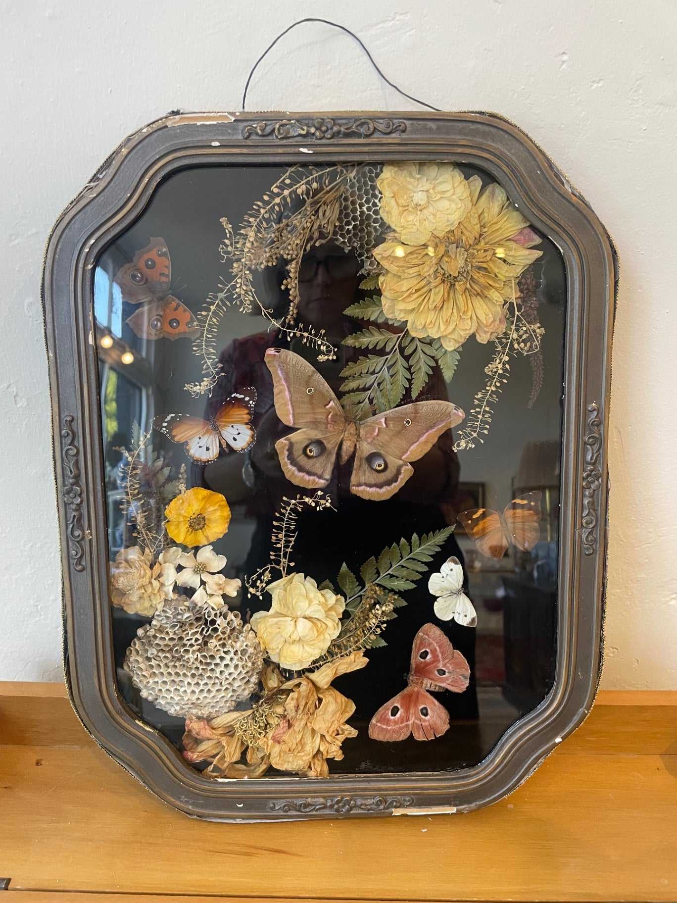 Butterfly and Flower Frame Large 