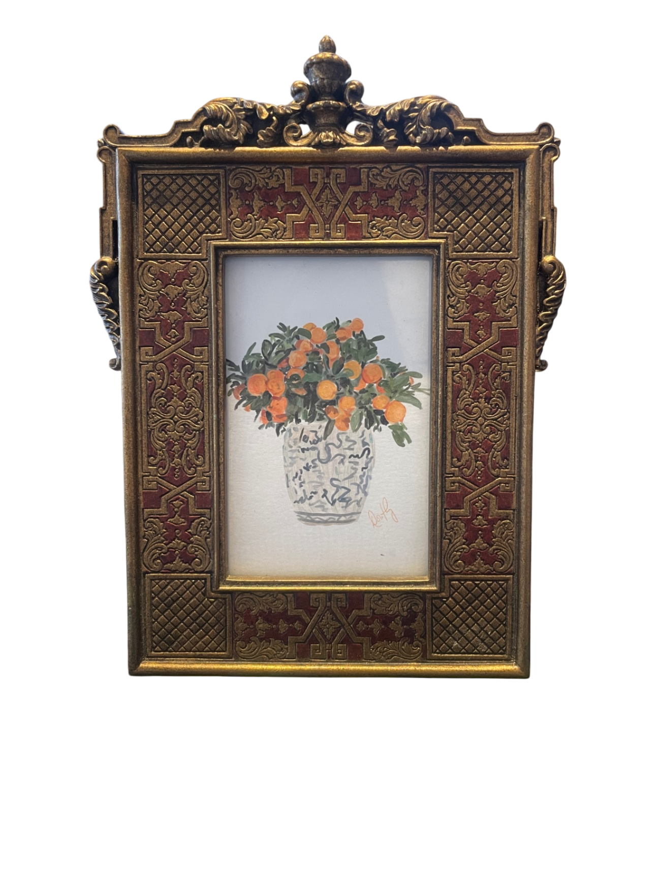 Ornate Gilded frame 4x6 