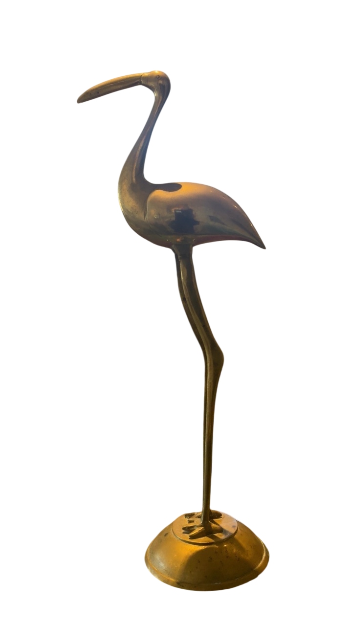 Brass Flamingo