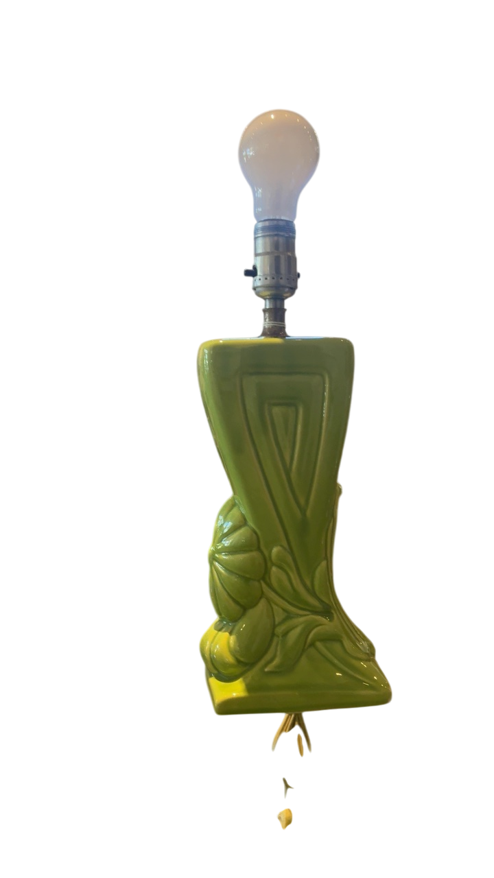 Vintage Green Lamp