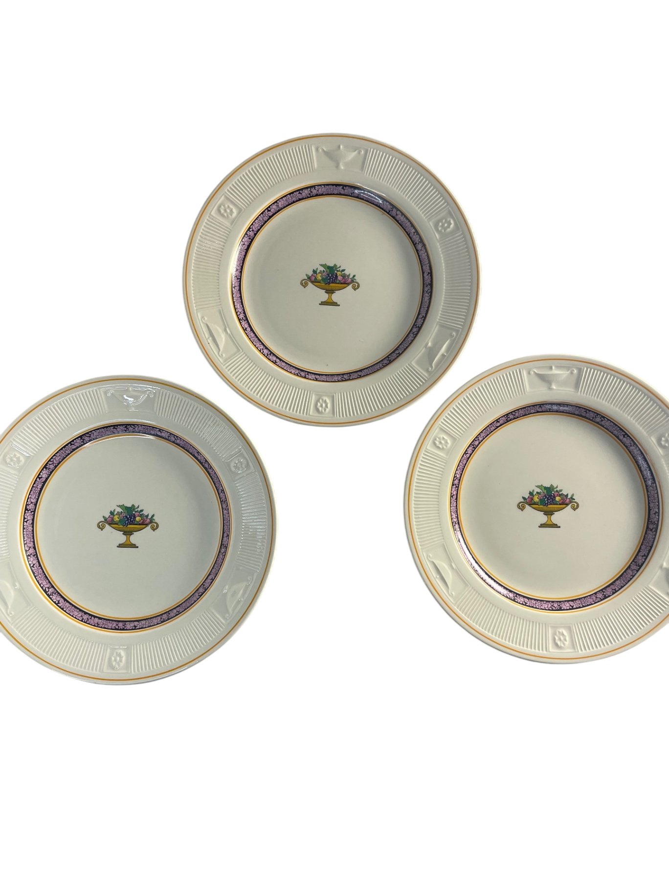 Vintage Mason’s England Crescent Ivory Plates