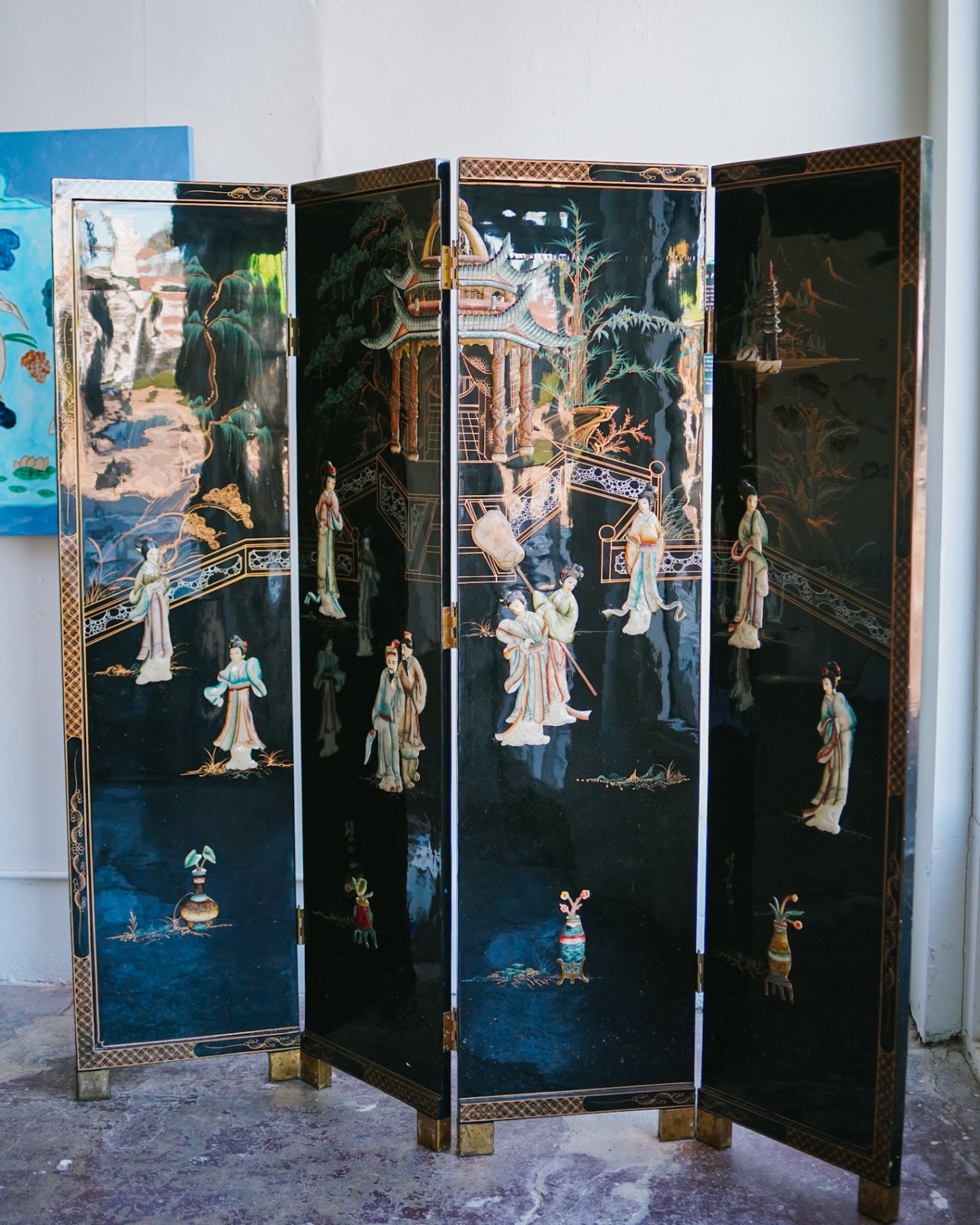 Laquered Screen, Double Sided