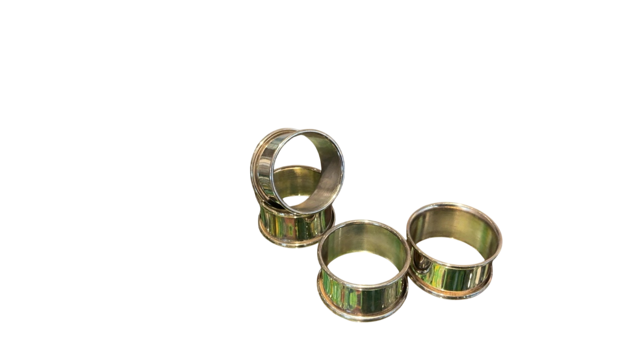 Silverplated Napkin Rings - Set of 4