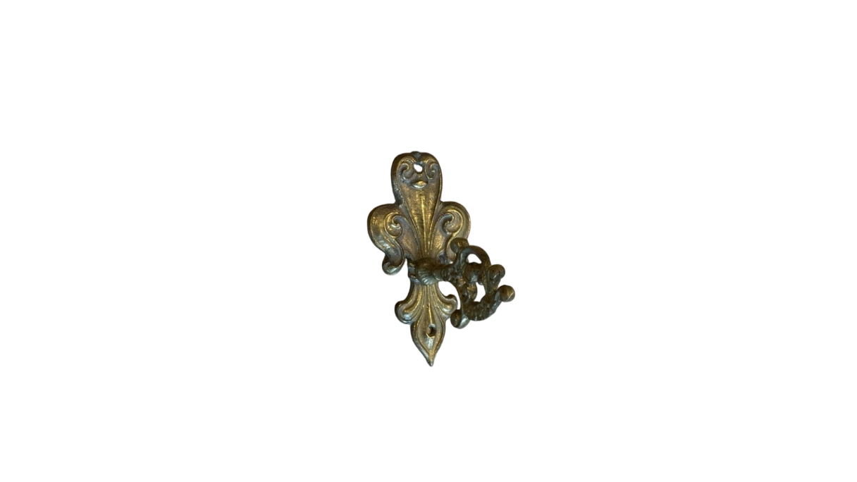 Brass Fleur de Lis Hook