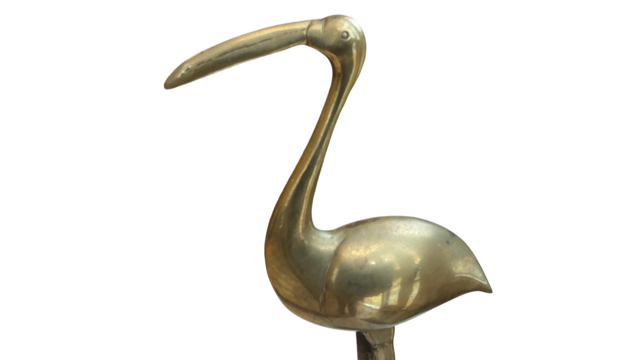 Brass Flamingo