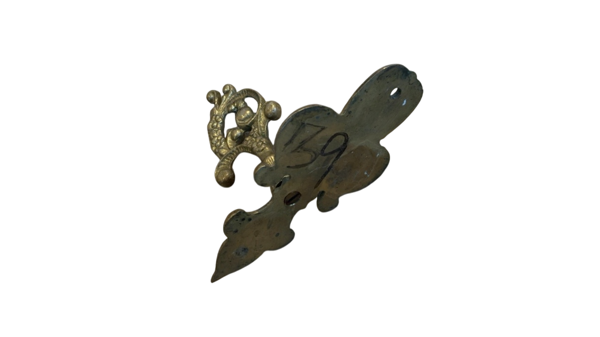 Brass Fleur de Lis Hook