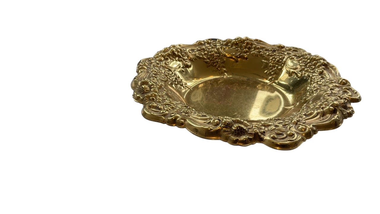 Brass Trinket Dish / Wine Coaster