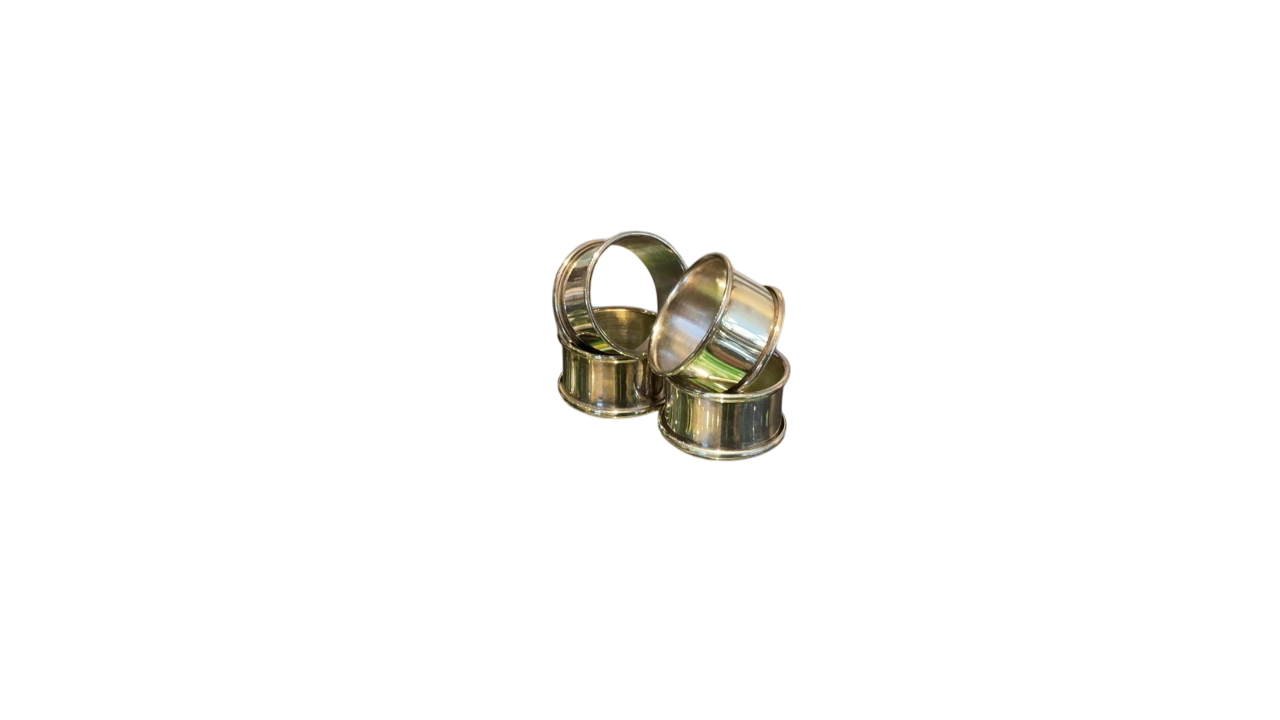 Silverplated Napkin Rings - Set of 4