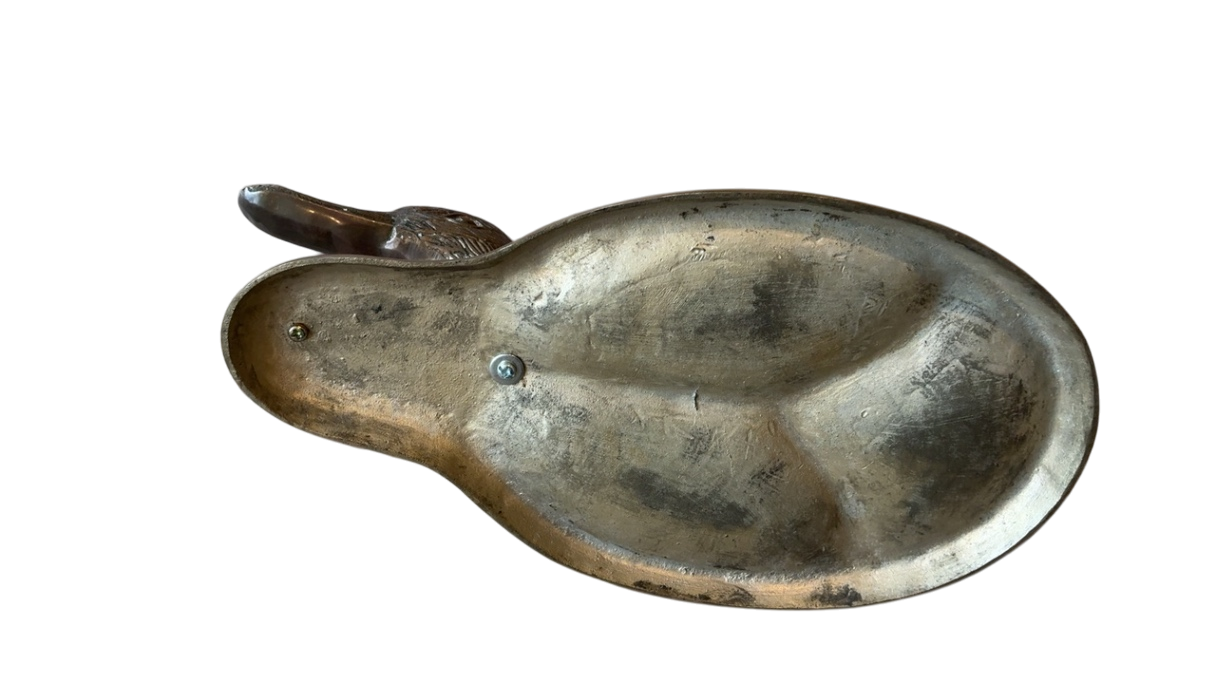 Brass Duck Trinket Dish