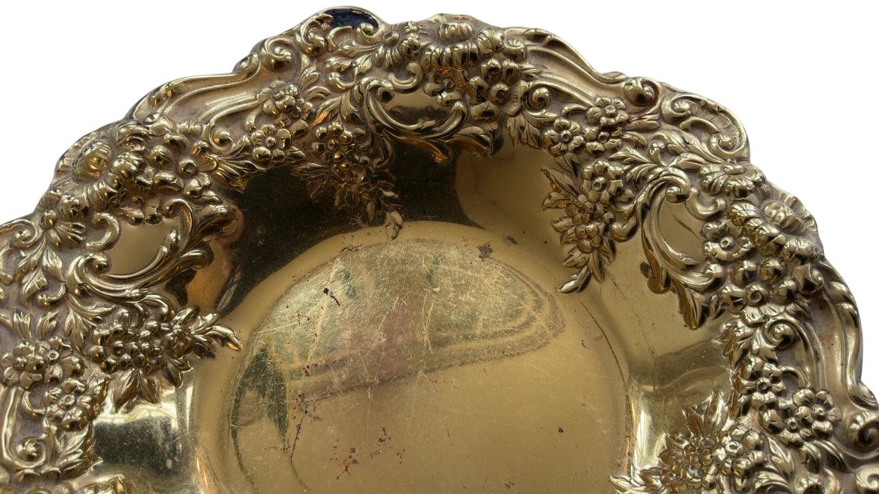 Brass Trinket Dish / Wine Coaster
