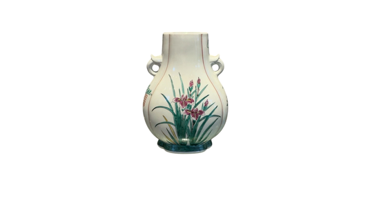 Chinoiserie Vase with Irises 