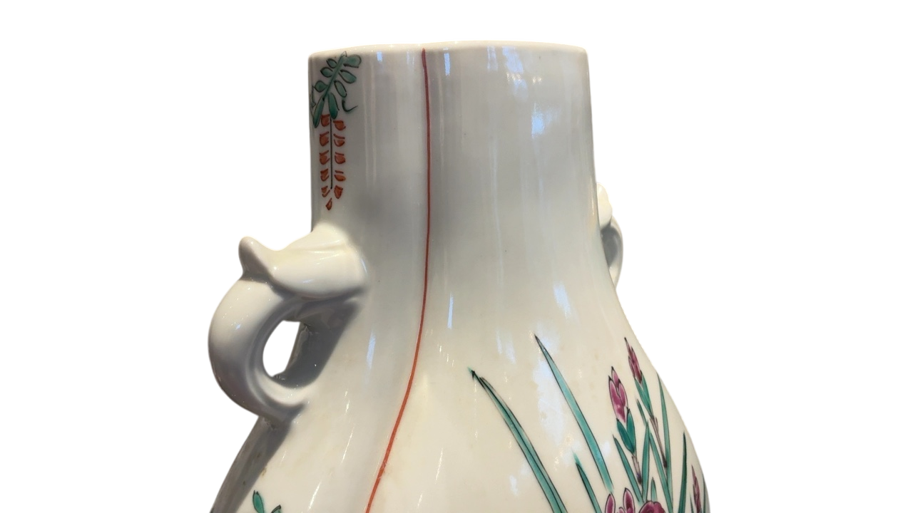 Chinoiserie Vase with Irises 