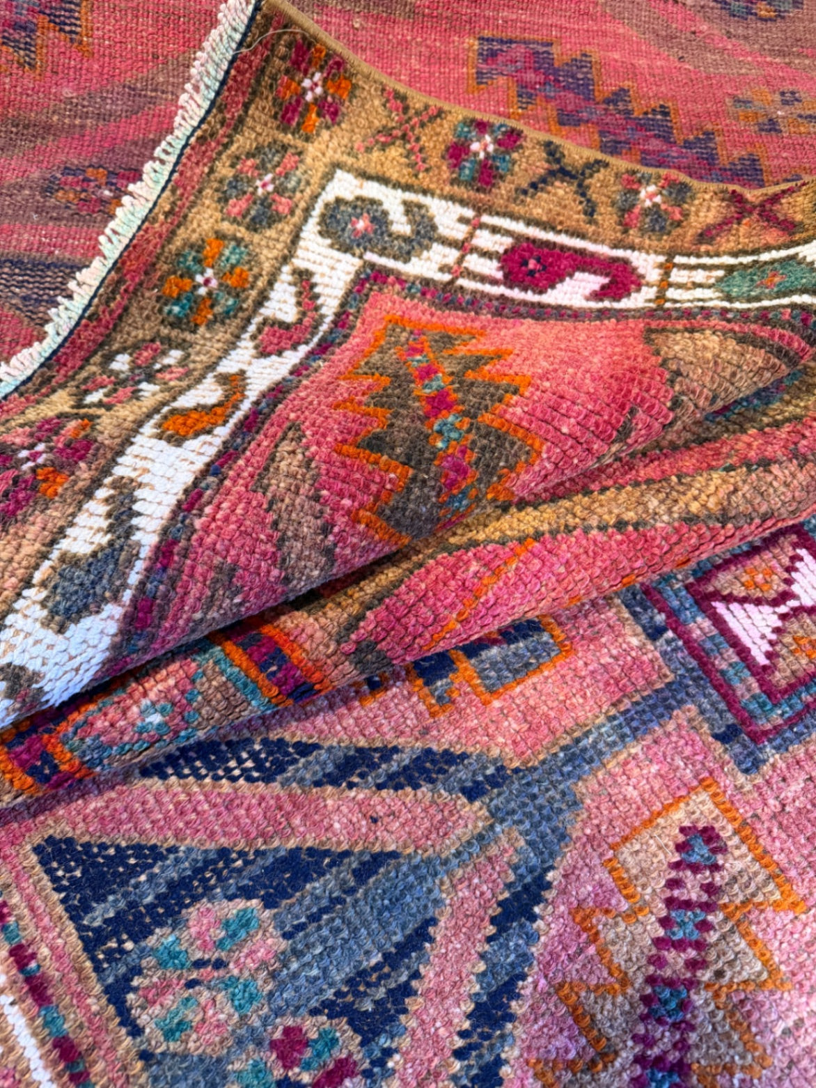Vintage Runner Rug 11’2” x 3’10”