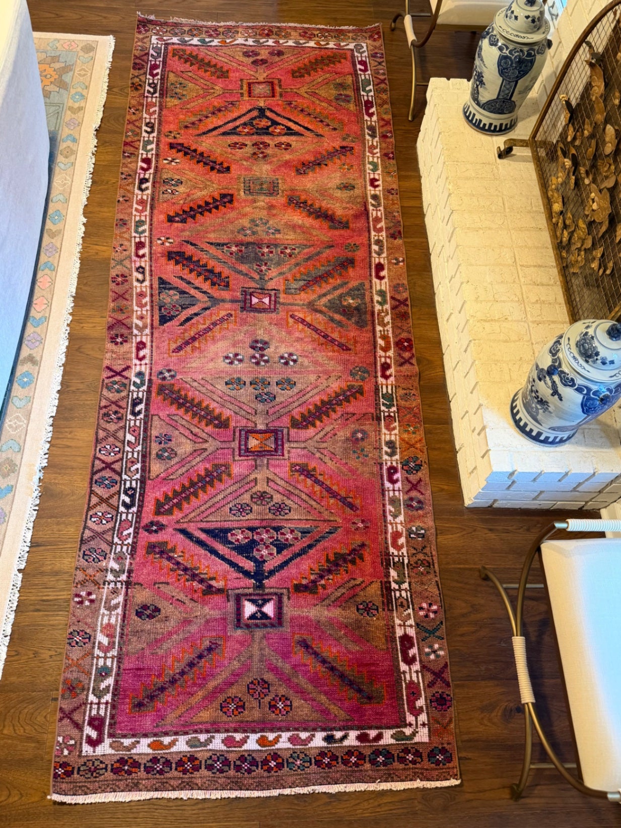 Vintage Runner Rug 11’2” x 3’10”